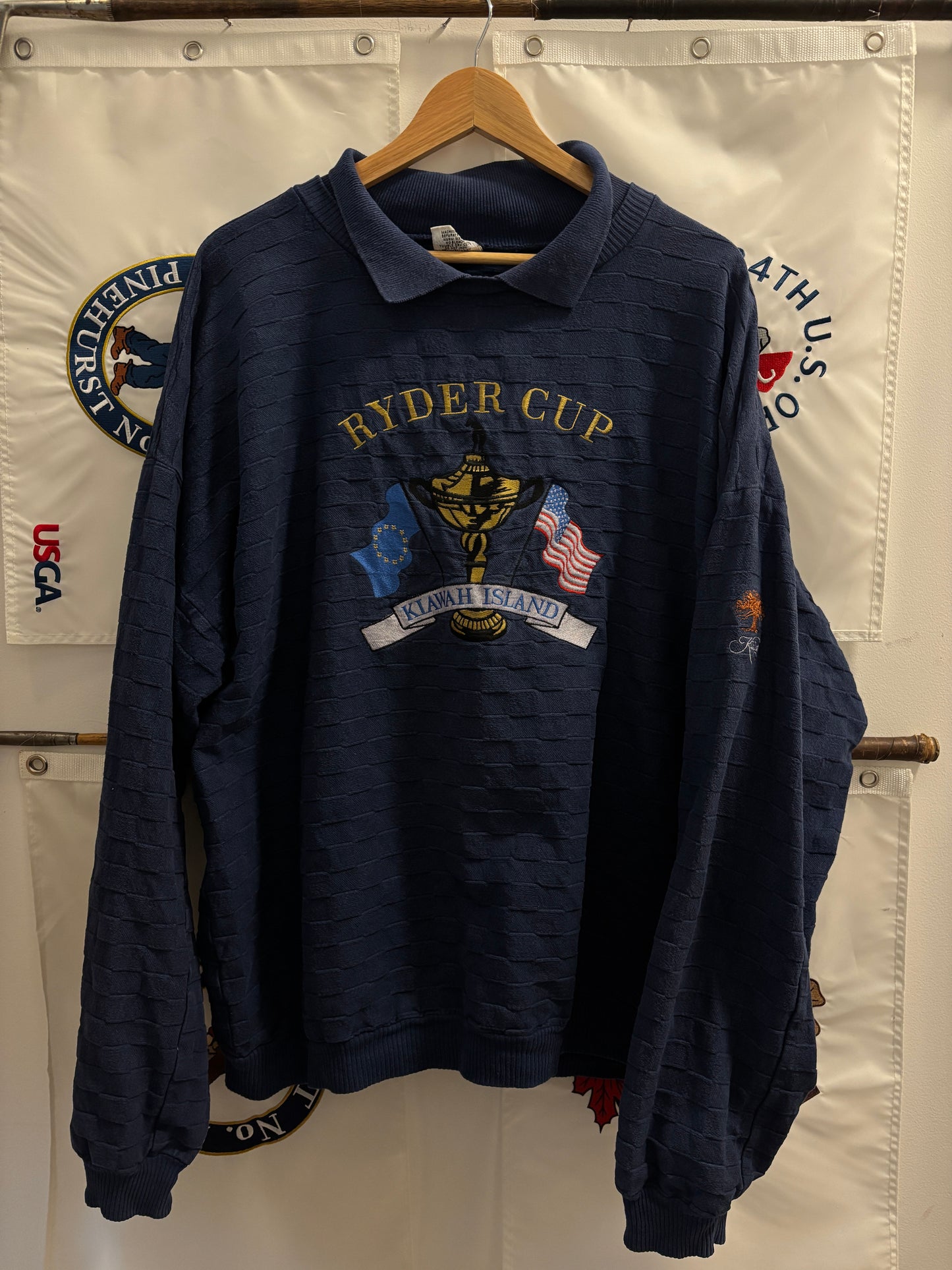 1991 Vintage Ryder Cup Kiawah Island Rugby Sweater