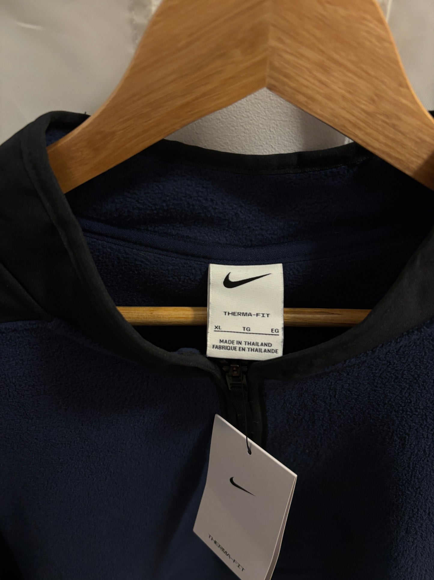 2020s Malbon Nike Quarter Zip Script Logo Fleece