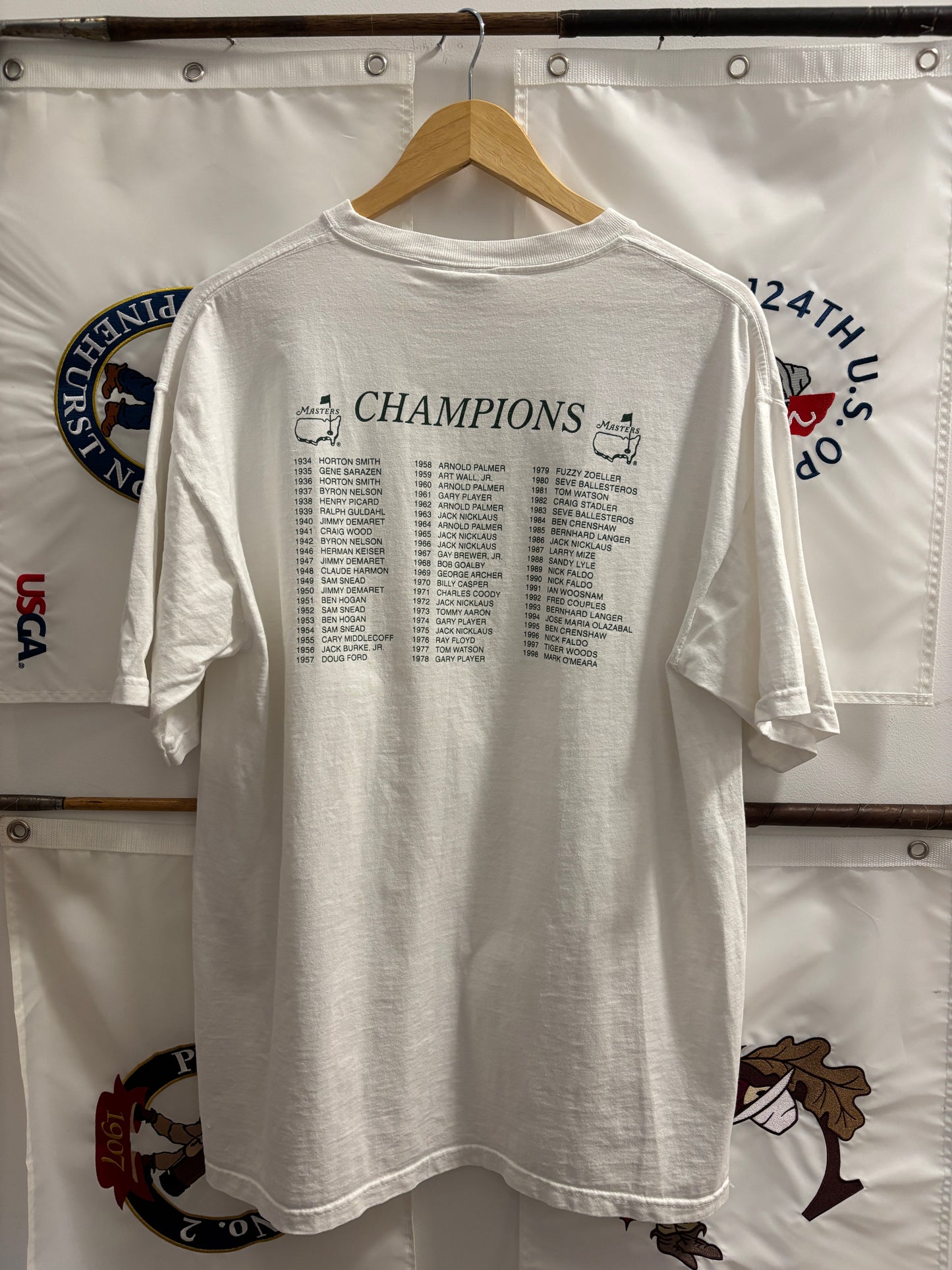 1990s Vintage 1999 Masters Champions T Shirt