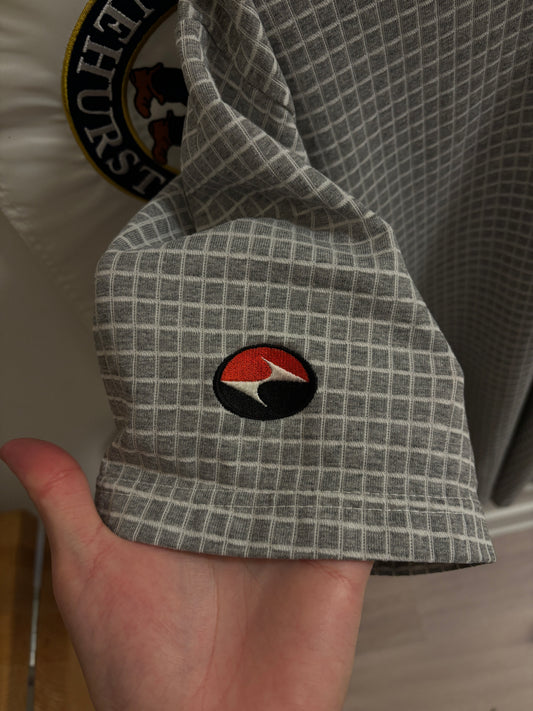 1990s Vintage Nike Golf Tiger Woods Yin Yang Polo Gray