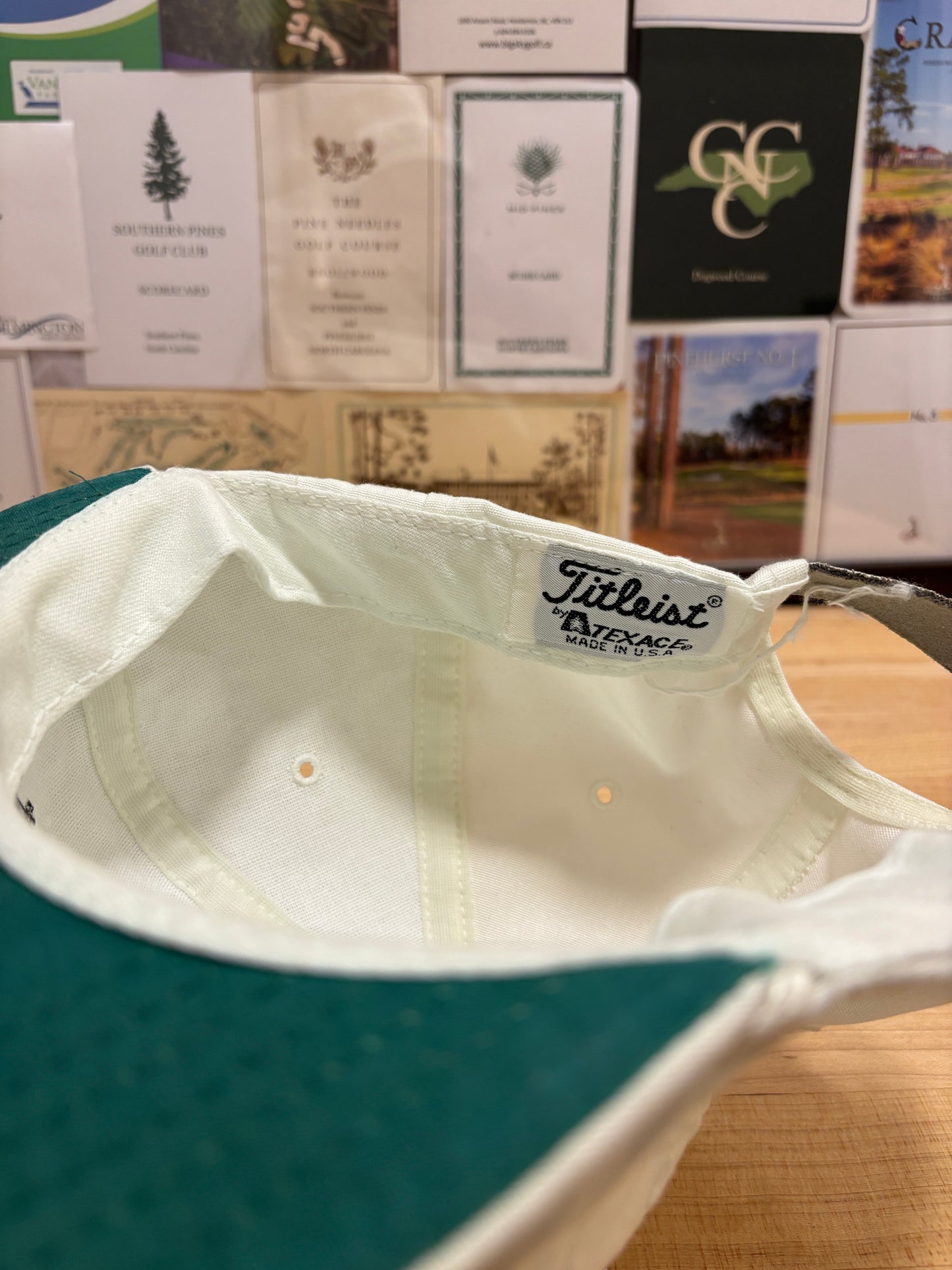 1990s Vintage Titleist Texace Script Logo Hat Rope Hat