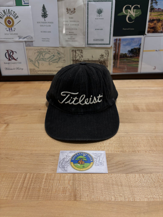 1990s Vintage Titleist Scotty Cameron The Art of Putting Script Hat Black