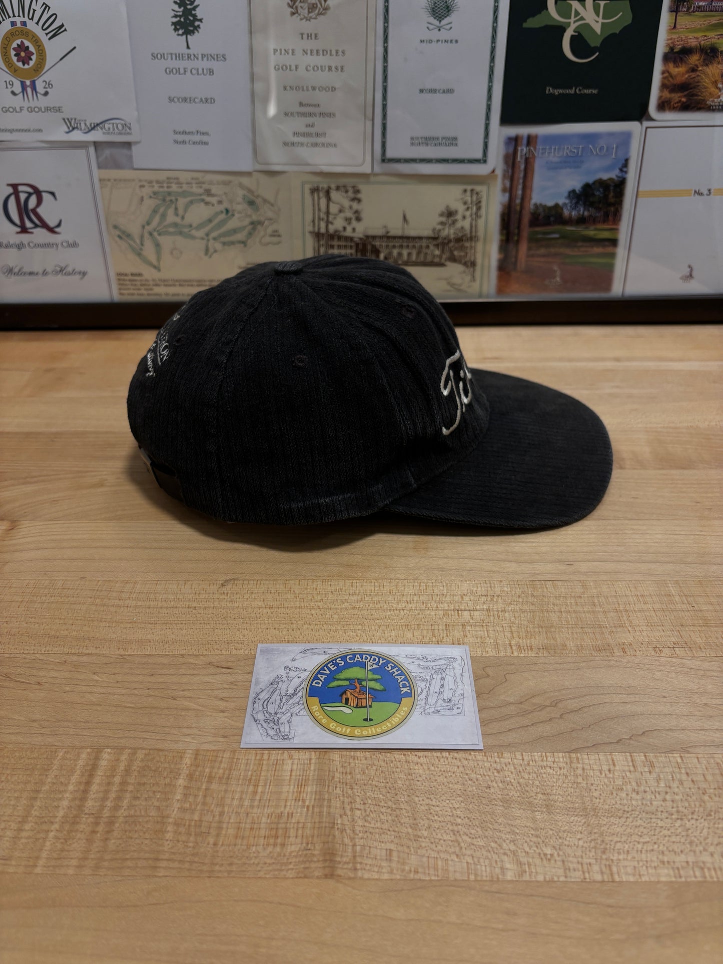 1990s Vintage Titleist Scotty Cameron The Art of Putting Script Hat Black