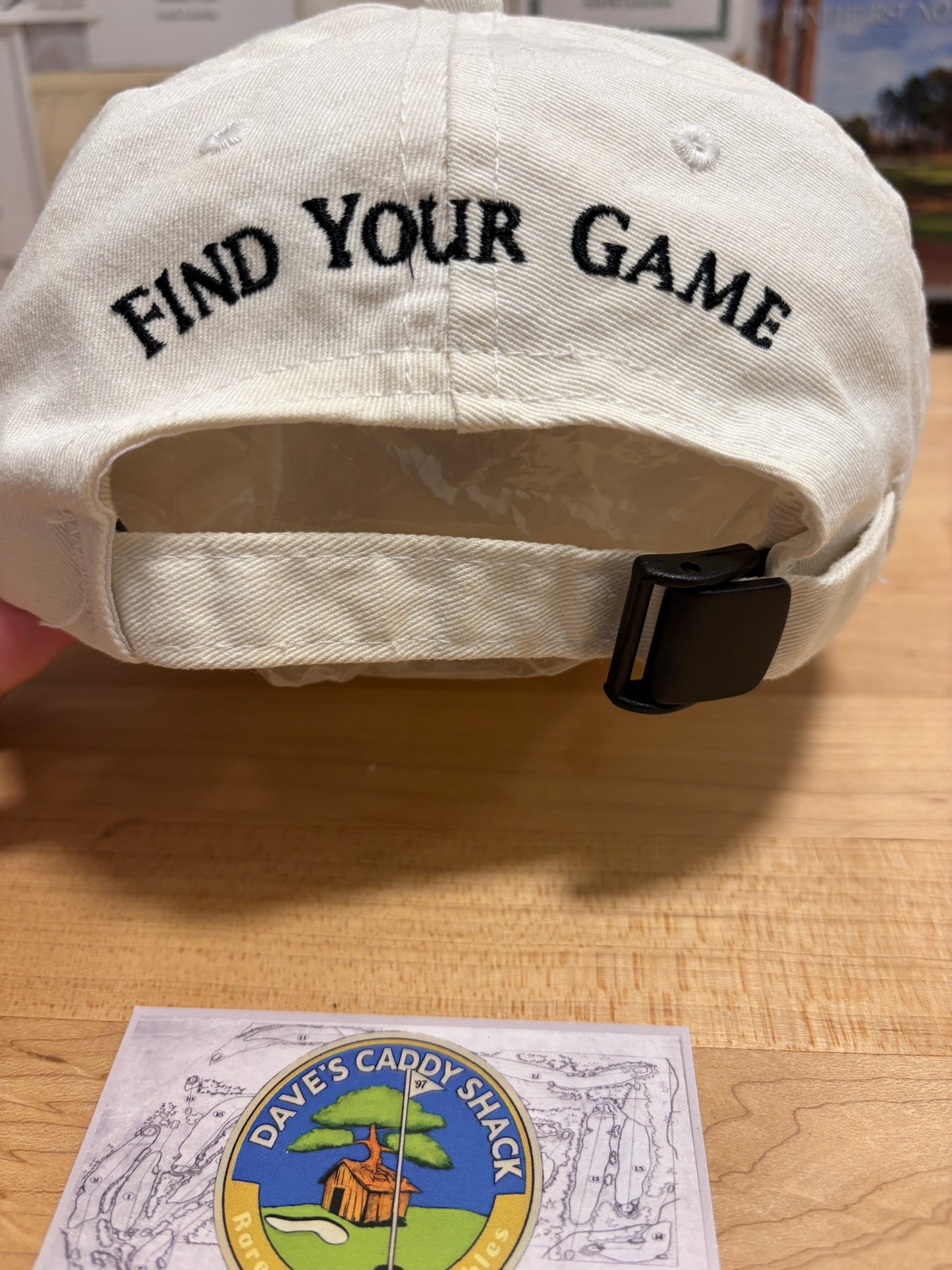 1990s Vintage Taylormade Script Logo Hat White/Black