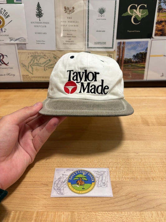 1990s Vintage Taylormade Classic Logo Zip Back Hat