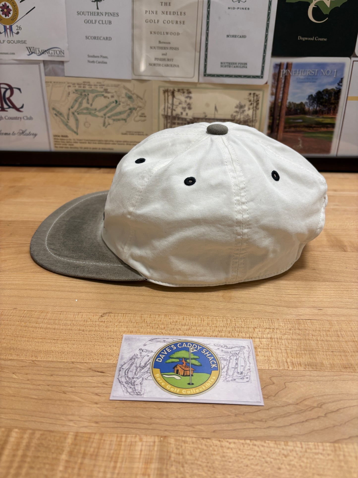 1990s Vintage Taylormade Classic Logo Zip Back Hat