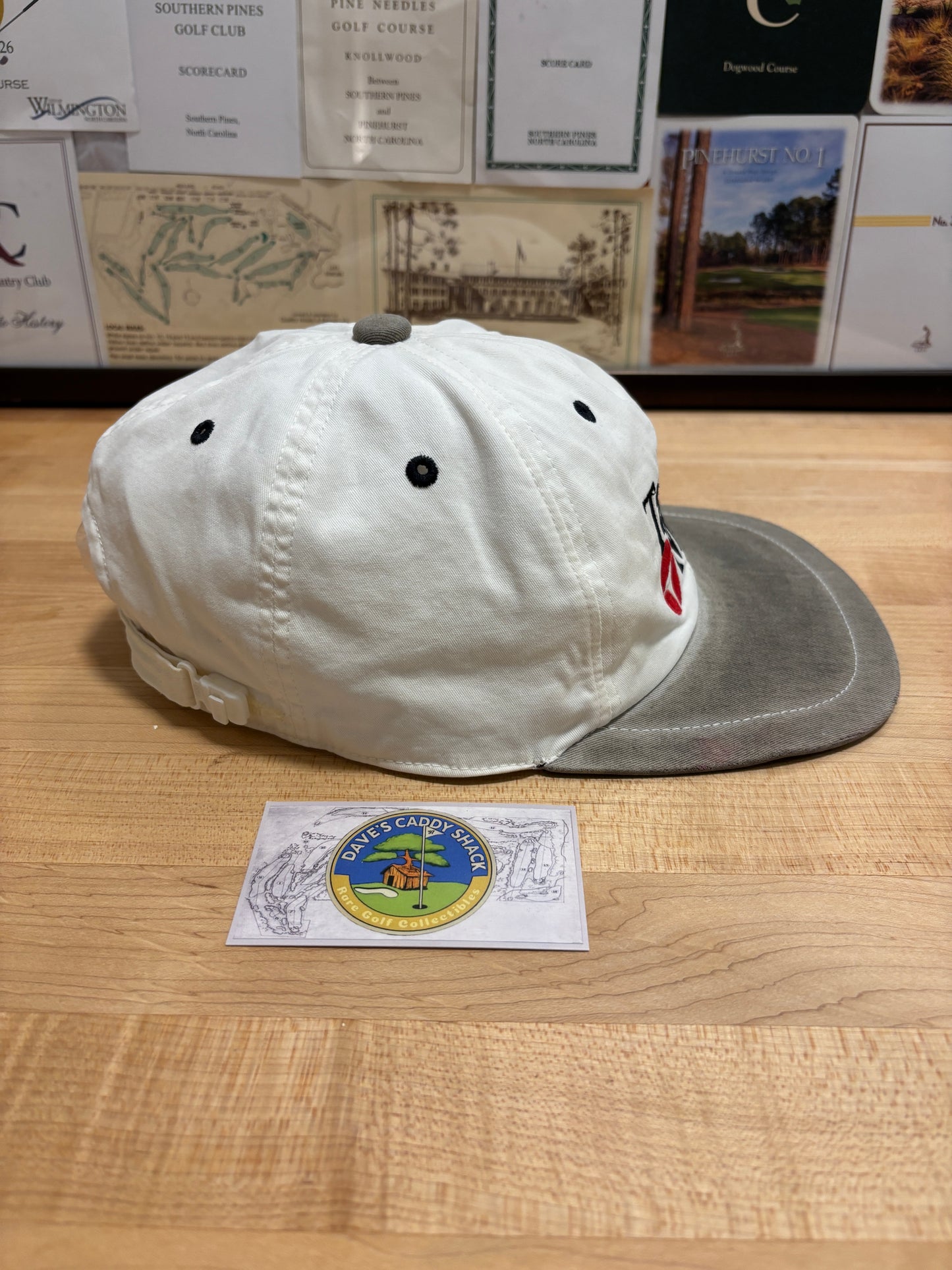 1990s Vintage Taylormade Classic Logo Zip Back Hat