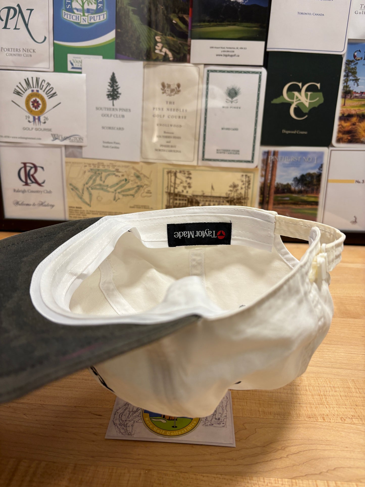 1990s Vintage Taylormade Classic Logo Zip Back Hat