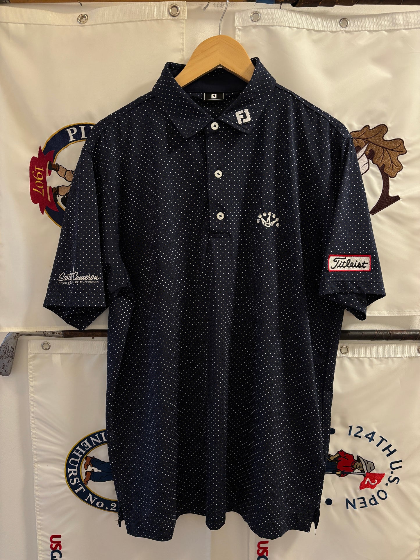 Scotty Cameron FootJoy Titleist Crown Logo Polo
