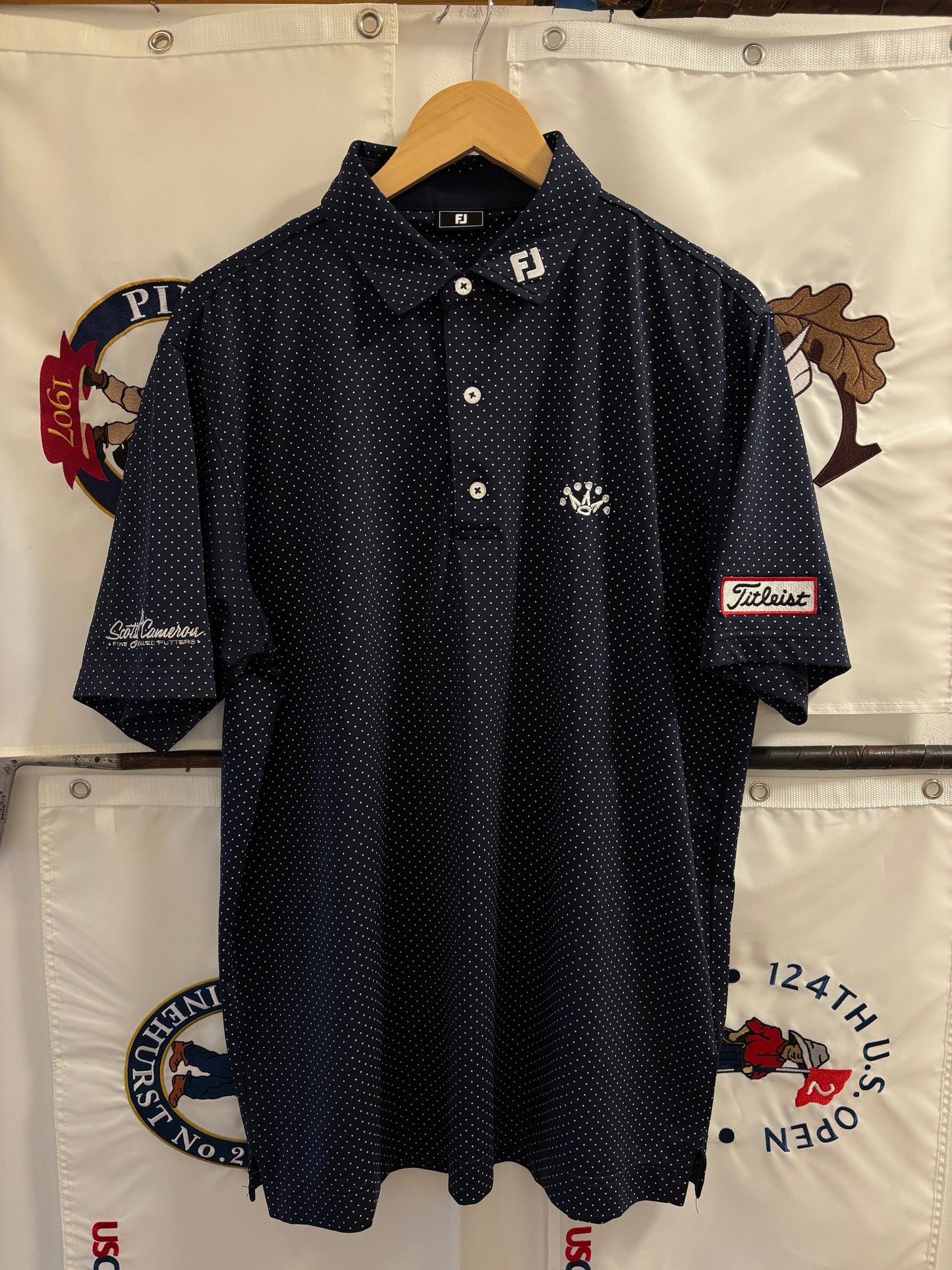 Scotty Cameron FootJoy Titleist Crown Logo Polo